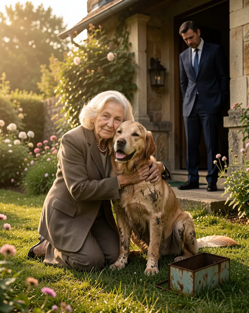 A férjem azt mondta, hogy a labradorunk, Barni, kifutott a kapun és eltűnt.