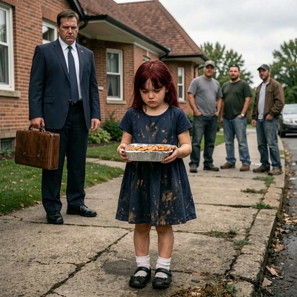 Egy milliómos hazaérkezik idő előtt, és meglátja a lányát, amint a szomszédoktól koldul.